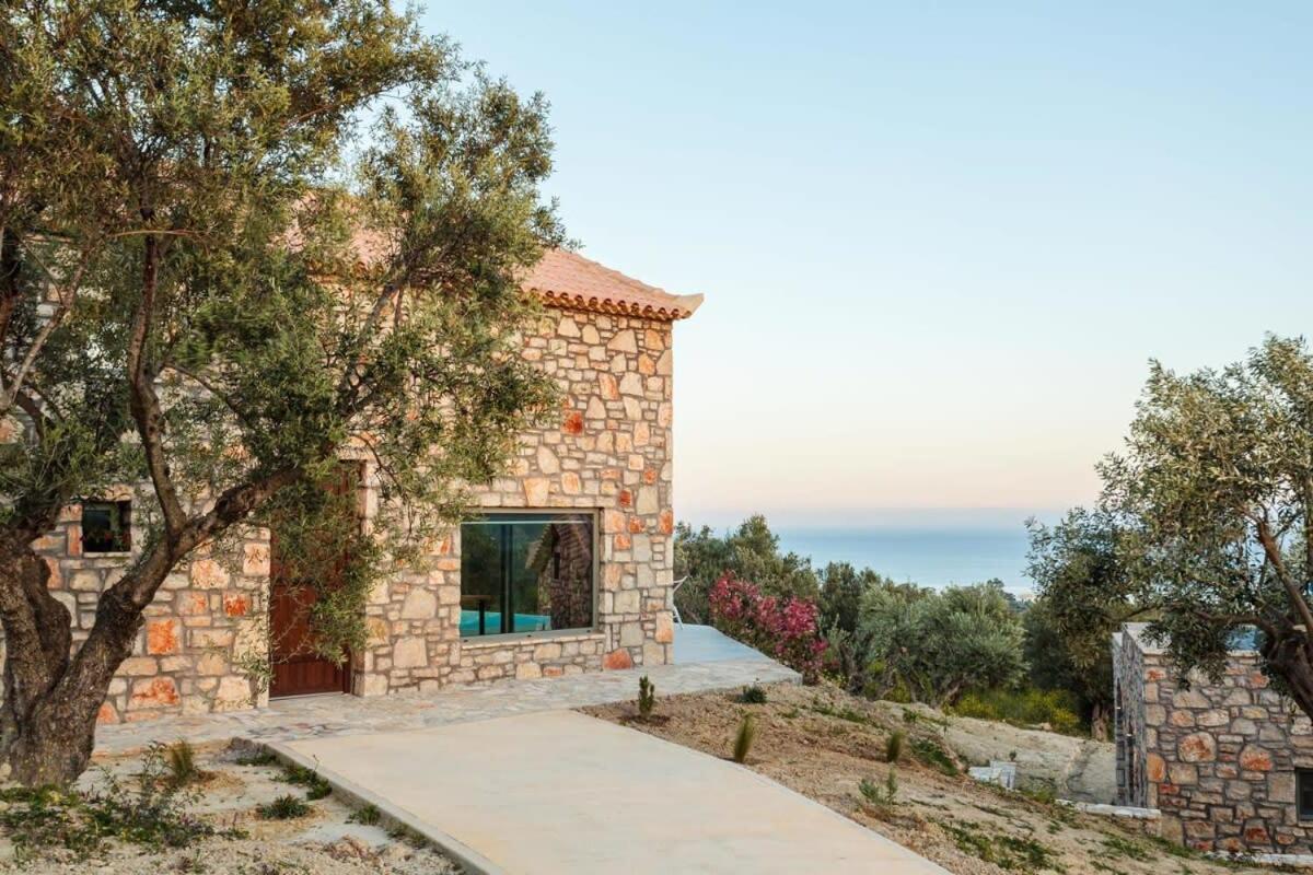 Gerakada Exclusive-Seaview Villa With Private Pool Короні Екстер'єр фото