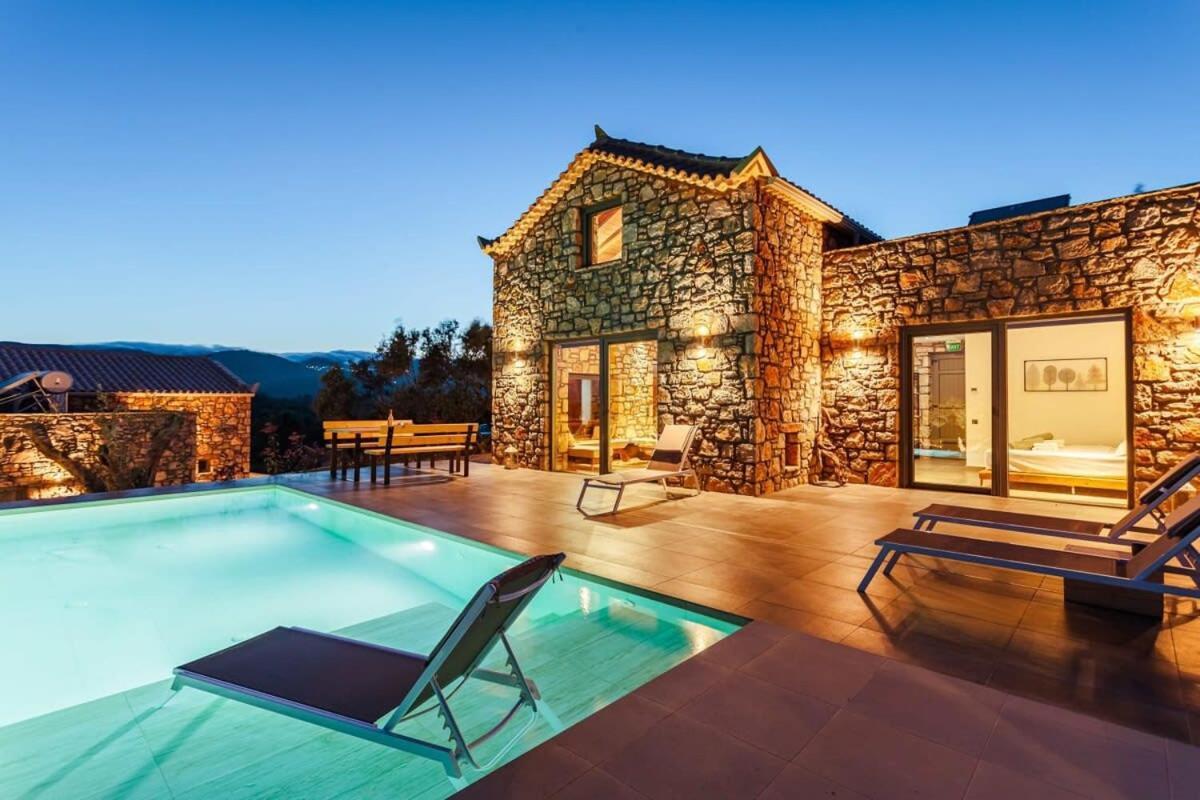 Gerakada Exclusive-Seaview Villa With Private Pool Короні Екстер'єр фото